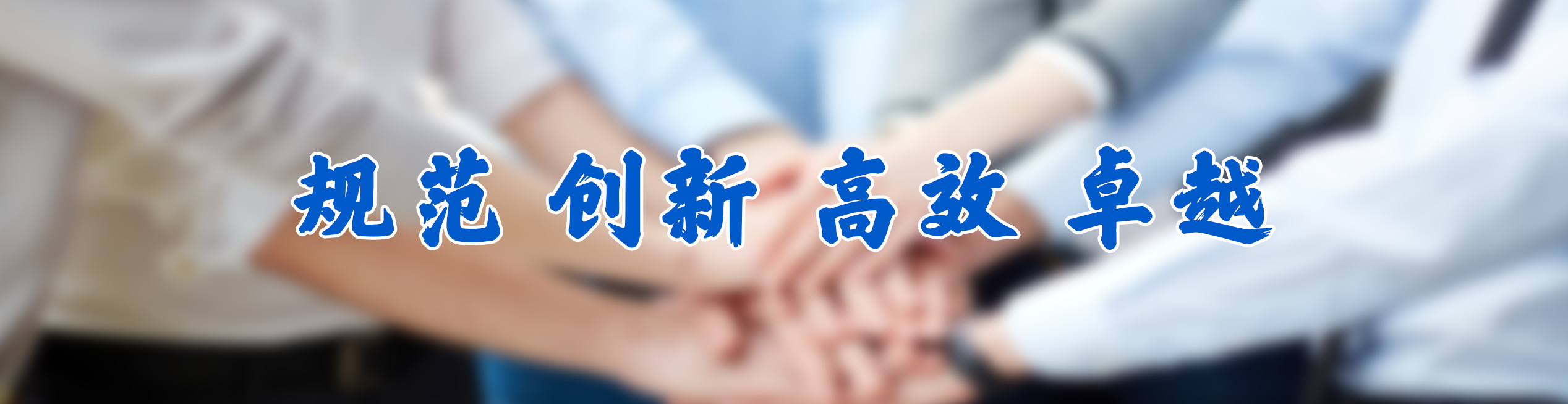 规范 创新 高效 卓越